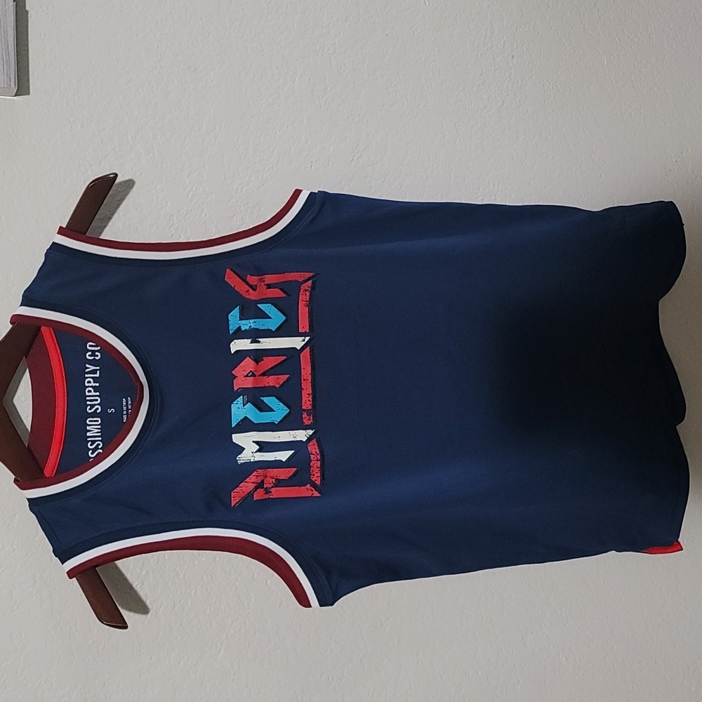 MOSSIMO SUPPLY CO SMALL BLUE TANK TOP